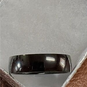 Men's Black Tungsten Ring